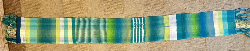 Long Jewel Tone Scarf