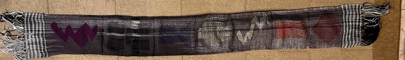 Long Patterned scarf