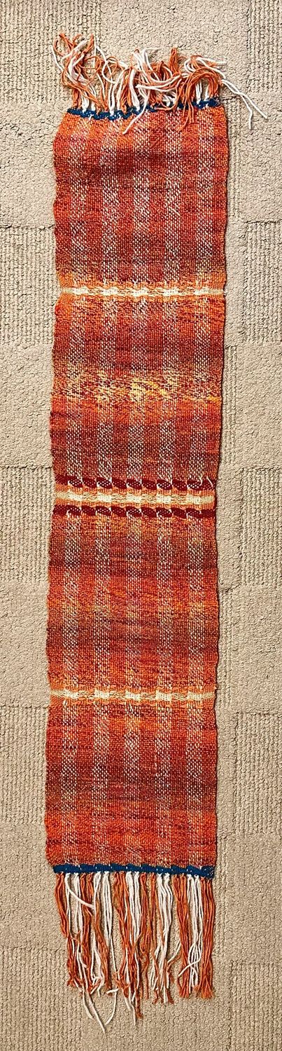 Orange Sparkle Scarf