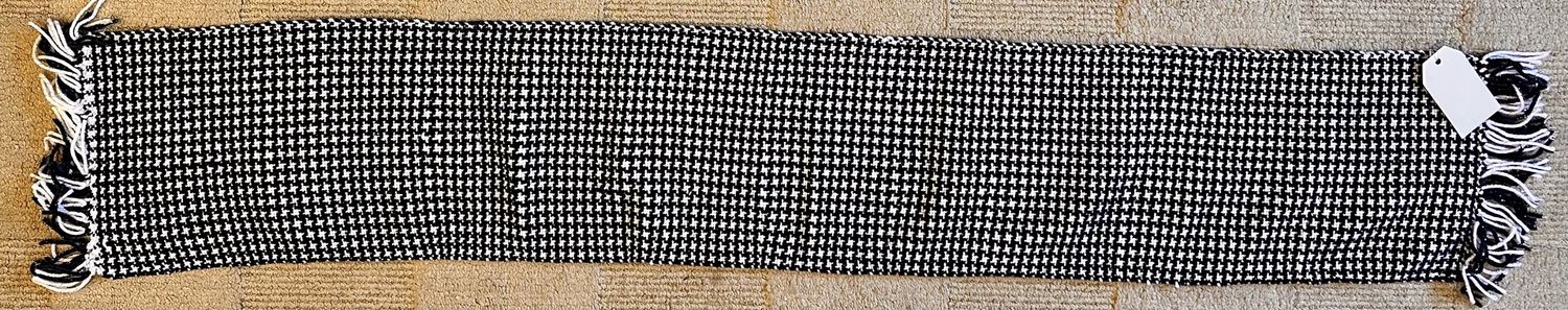 Glittery Houndstooth Scarf