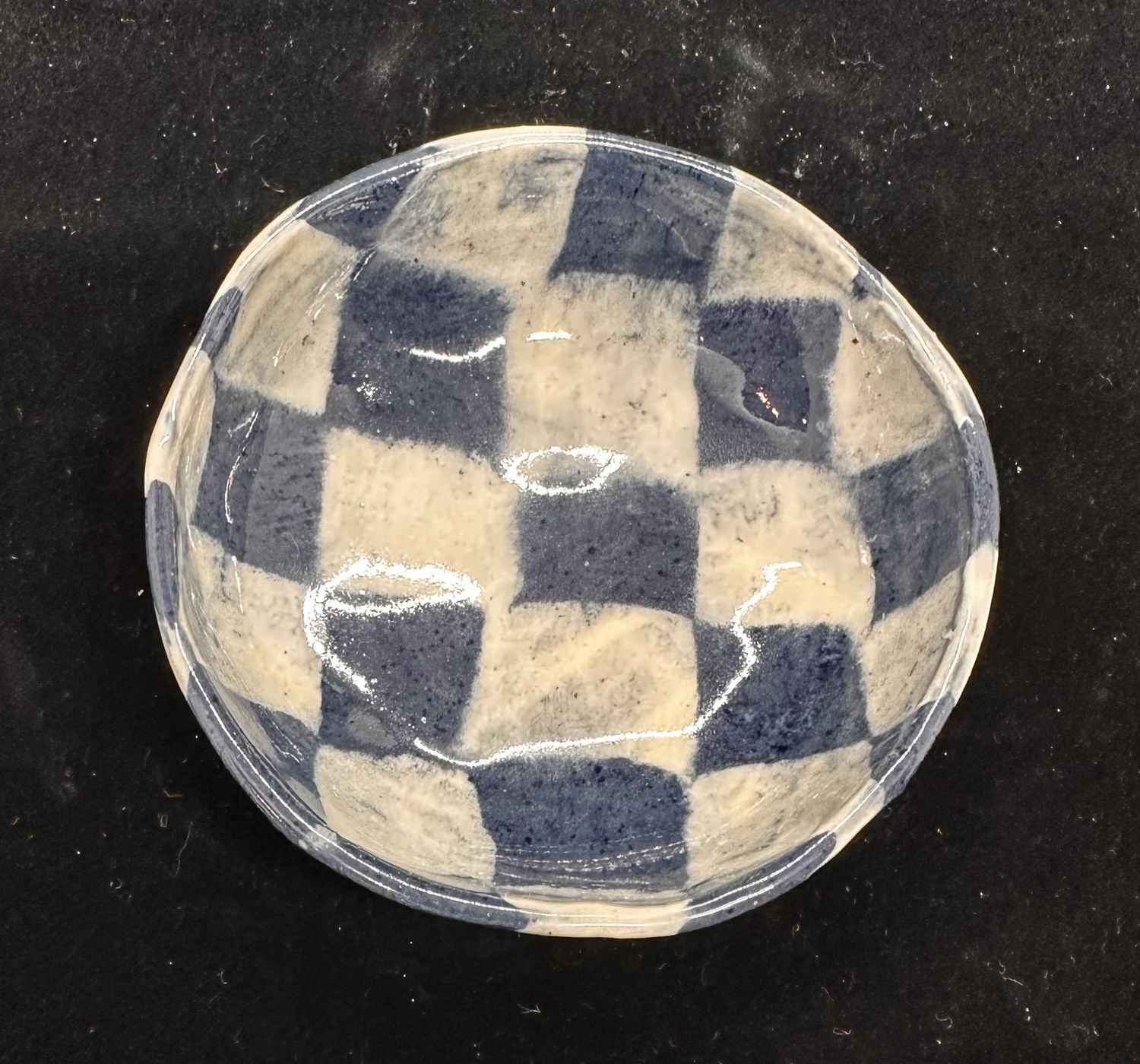 Checkerboard dish