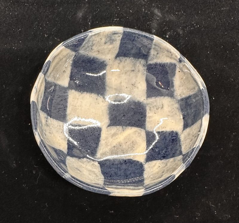 Checkerboard dish