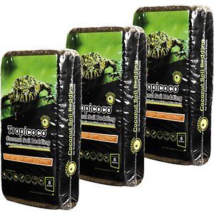 Galapagos Tropicoco Soil  Natural  8qt Brick 3-PACK