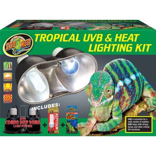 Zoo Med Tropical UVB &amp; Heat Lighting Kit