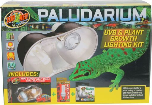 Zoo Med Laboratories Inc-Paludarium Uvb + Plant Growth Light Kit
