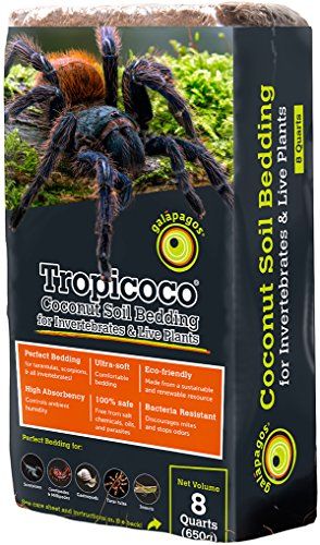 Galapagos (05001) Invertebrate Tropicoco Soil  Natural  8qt Compressed Brick