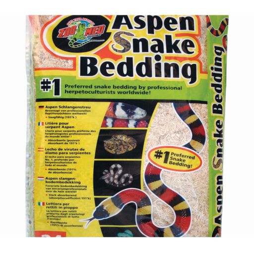 Zoo Med Aspen Snake Bedding - 24 qt AZMSB-24