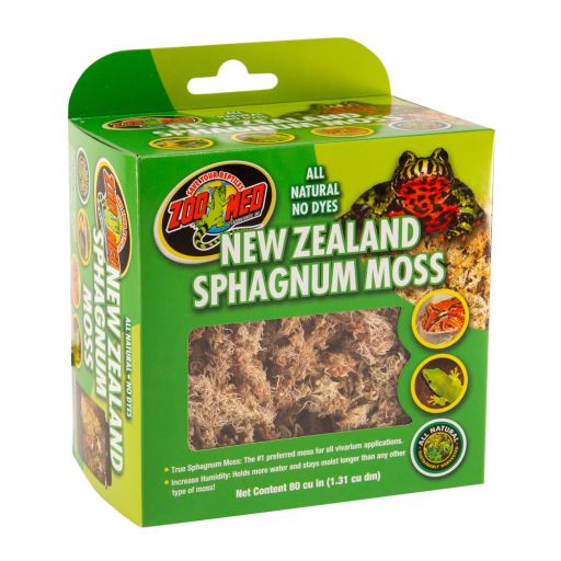 Zoo Med New Zealand Sphagnum Moss Terrarium Substrate  80 Cu In