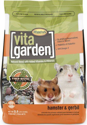 Higgins Premium Pet Foods-Vita Garden Natural Blend for Hamster/gerbil 2.5lb
