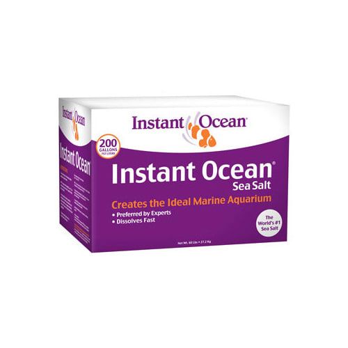 Instant Ocean Sea Salt 200 Gallons  for Marine Aquariums  Fast Dissolving