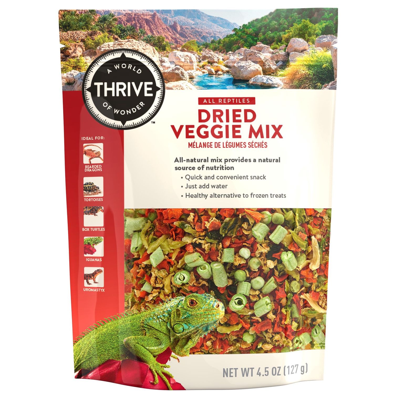 Thrive Dried Veggie Mix Reptile