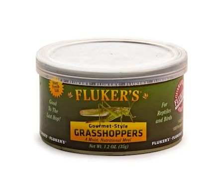 Fluker's Gourmet Style Grasshopper Reptile Food, 1.2 oz.