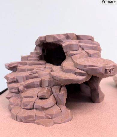 Stone Cave, Basking Platform &amp; Climbing Decor