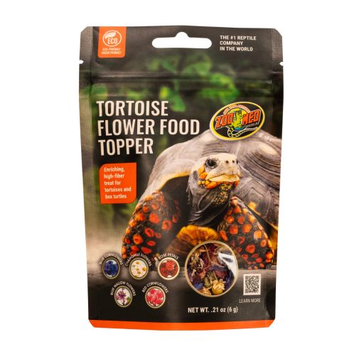 Zoo Med Laboratories Tortoise &amp; Box Turtle Flower Food Topper 0.21 Oz