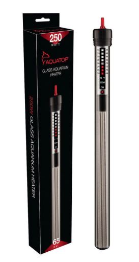 AQUATOP GH-250W 250 Watt Aquarium Submersible Glass Heater