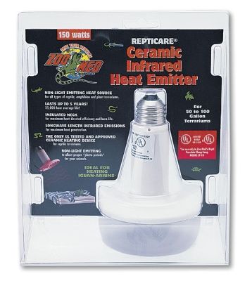Zoo Med ReptiCare Ceramic Infrared Heat Emitter  150 Watt