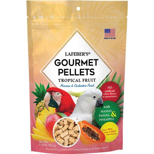Lafeber 1.25 lbs Tropical Fruit Gourmet Pellets Bird Food for Macaw