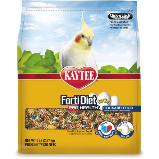 Kaytee Forti-Diet Pro Health Egg-Cite! Food Cockatiel 5lb
