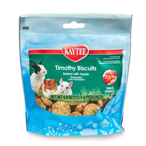 Kaytee Timothy Biscuit Treat with Apple for Dental Health: Nutritious Chew for Small Pets