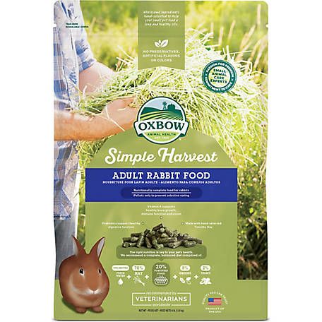 Oxbow Simple Harvest Adult Rabbit Food 4lbs.