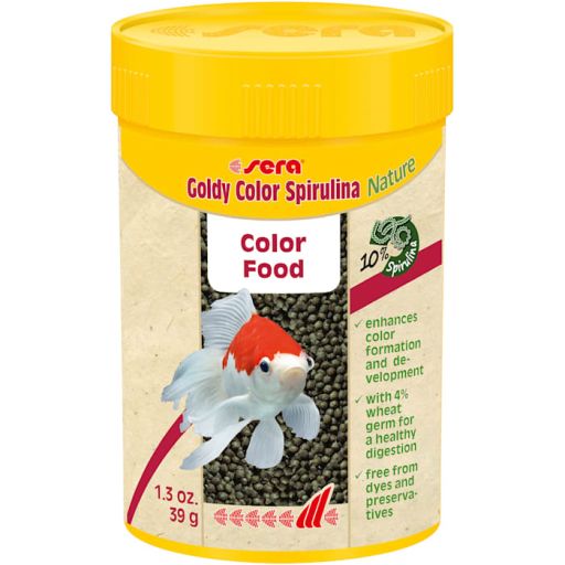 Sera Goldy Color Spirulina Nature Goldfish Food, 1.3 oz.
