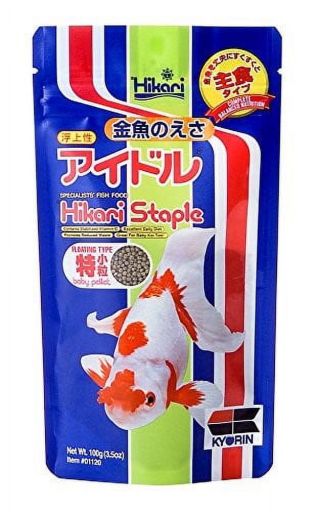 Hikari USA Goldfish Staple Floating Pellets Fish Food 3.5 oz  Baby