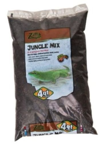 Zilla Reptile Terrarium Bedding Substrate Jungle Mix Moss &amp; Fir 4-Qt. (Pack of 1)
