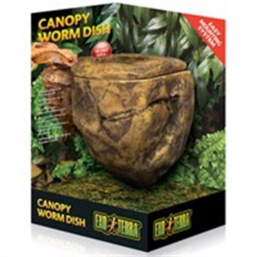 Exo Terra Canopy Worm Dish for Reptile Terrariums