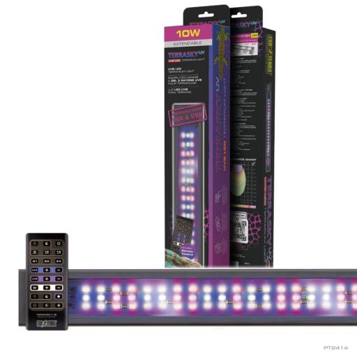 Exo Terra TerraSky UV LED Terrarium Light with Remote Control (10 watt)
