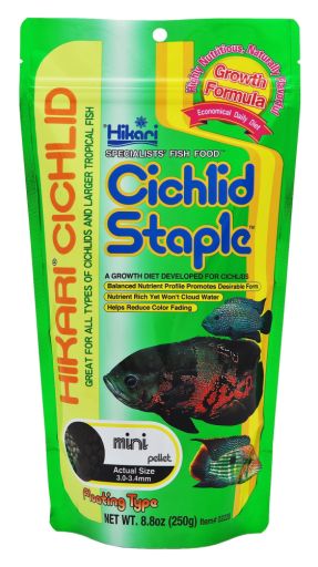 Hikari USA Cichlid Staple Pellets Fish Food 2.01oz