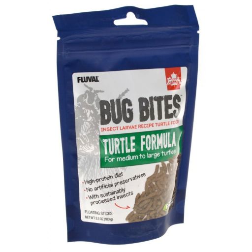 Fluval Bug Bites Turtle Large Granules  3.53 oz
