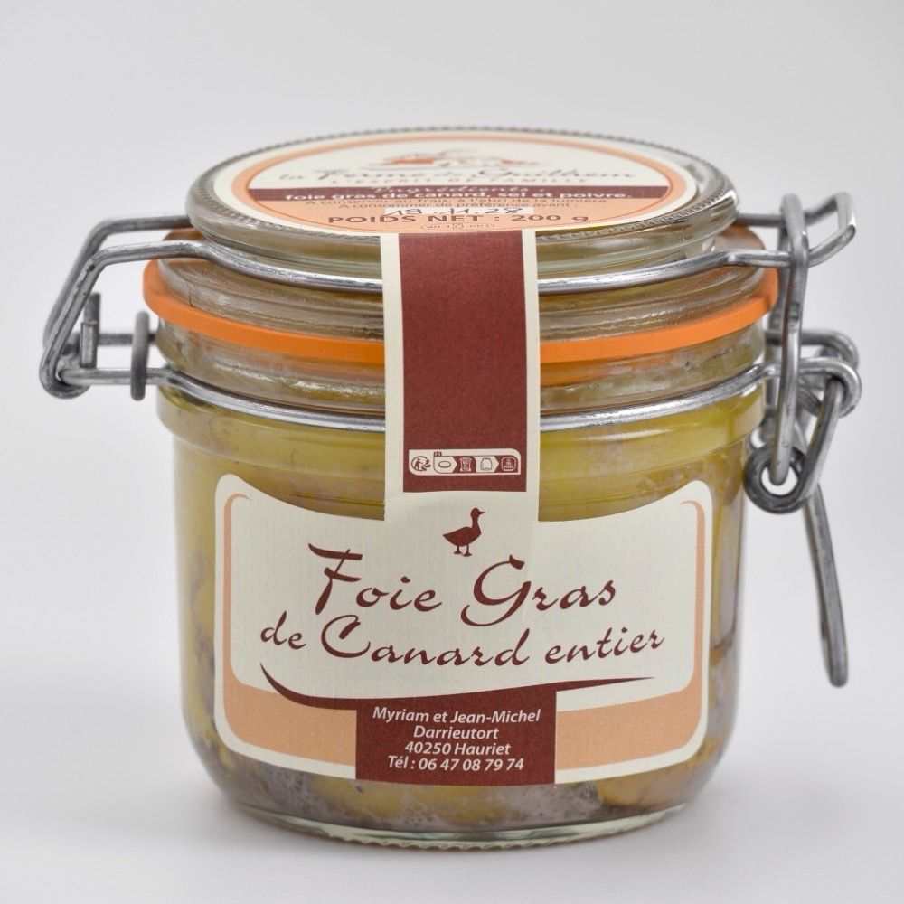 Foie gras entier Bocal 200 g