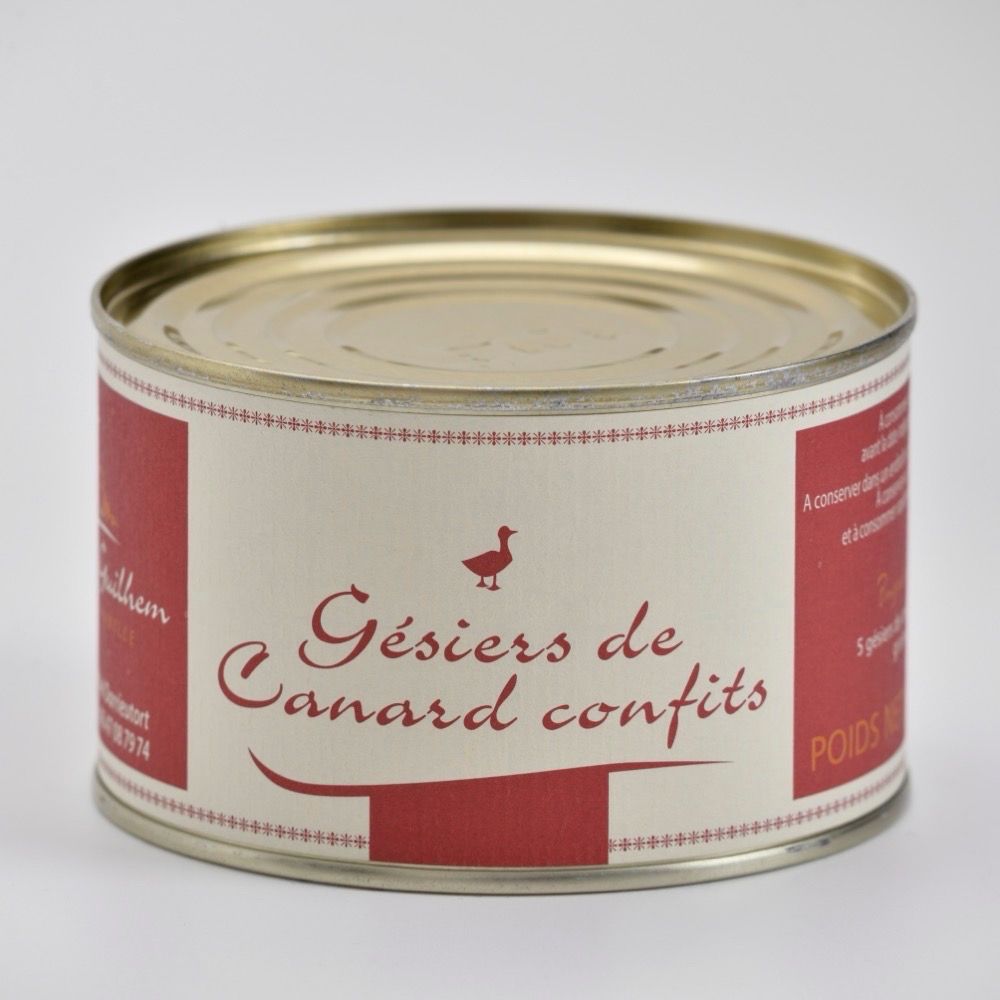 Gésiers de canard confits Boite de 400 g