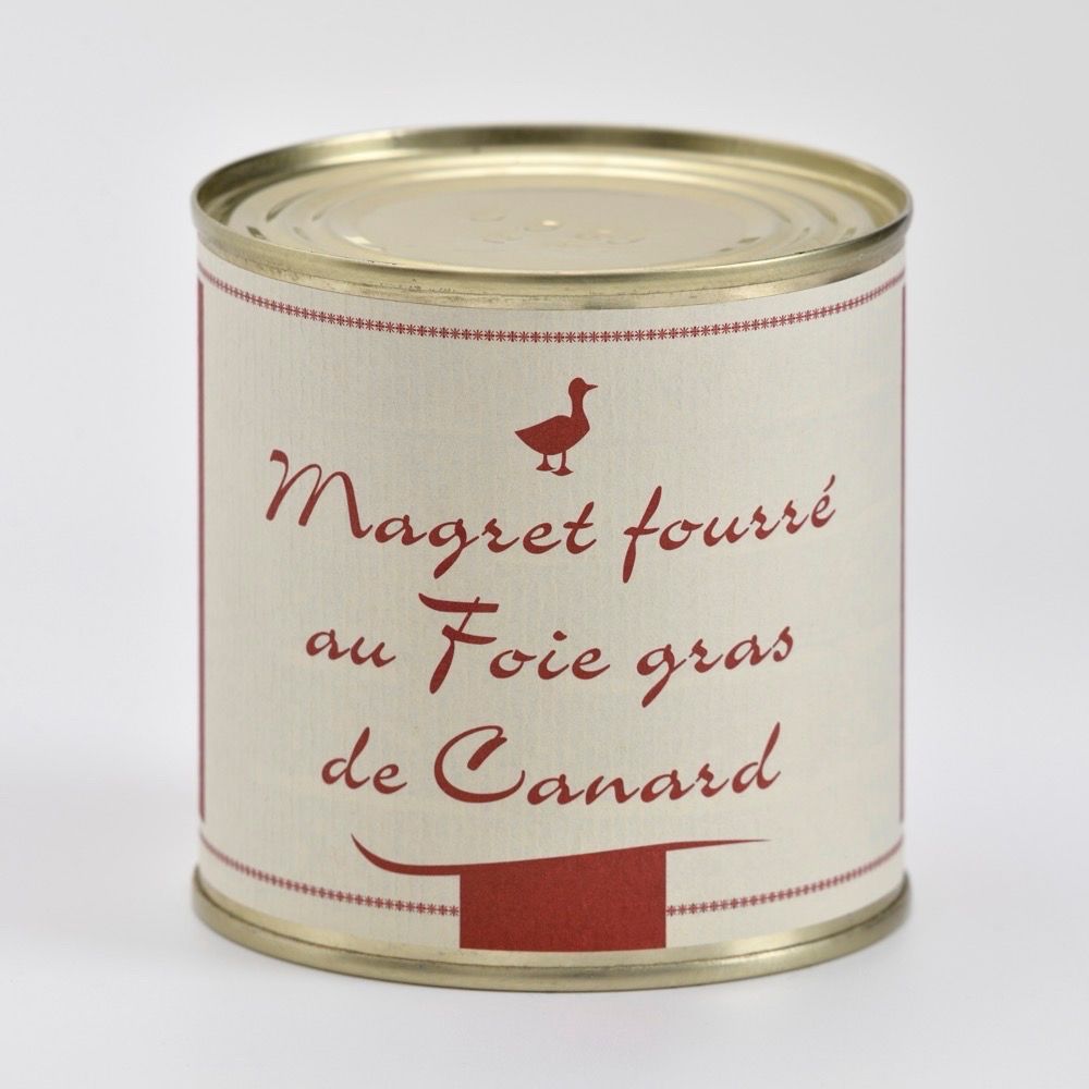Magret fourré au foie gras - Boite de 300 g