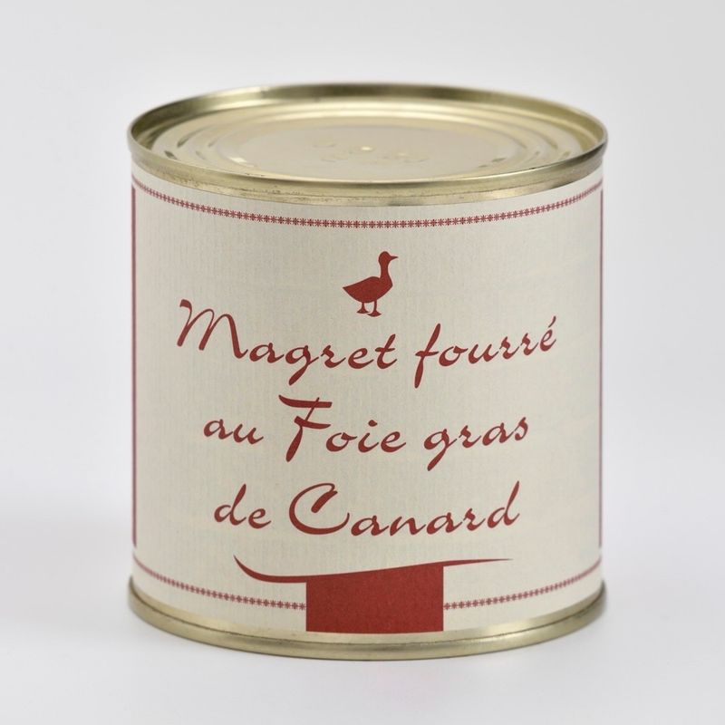 Magret fourré au foie gras - Boite de 300 g