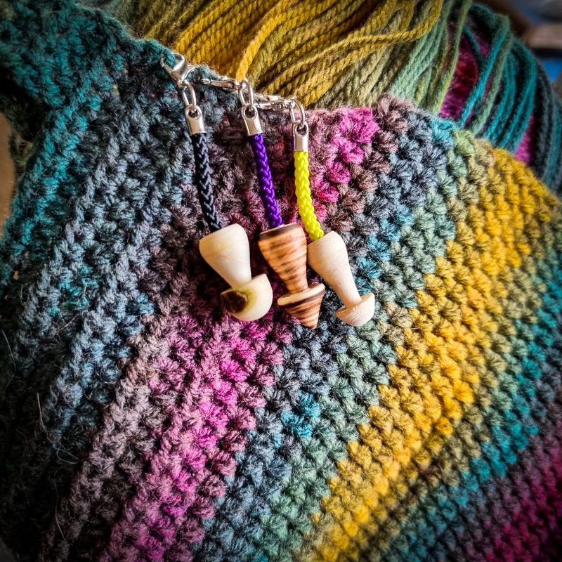 Handmade Mushroom stitch markers