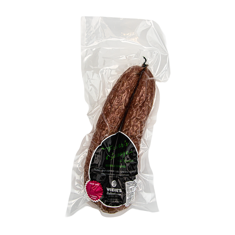 Farmers Sausage- Garlic $23.40/kg