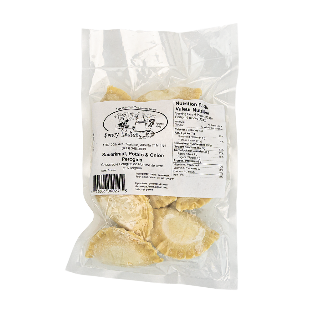 Sauerkraut Potato &amp; Onion Perogies