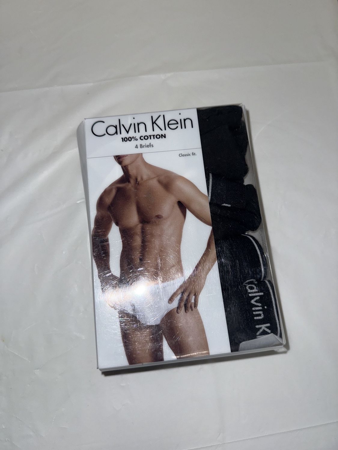 Calvin Klein men&#39;s brief pack4, Colour: black, Size: Small