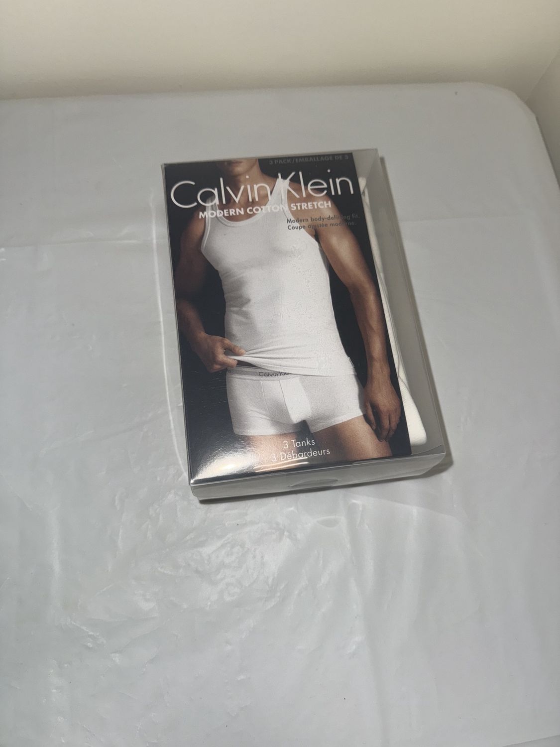 Calvin Klein tanks, Colour: white, Material: 95% cotton, Size: Medium