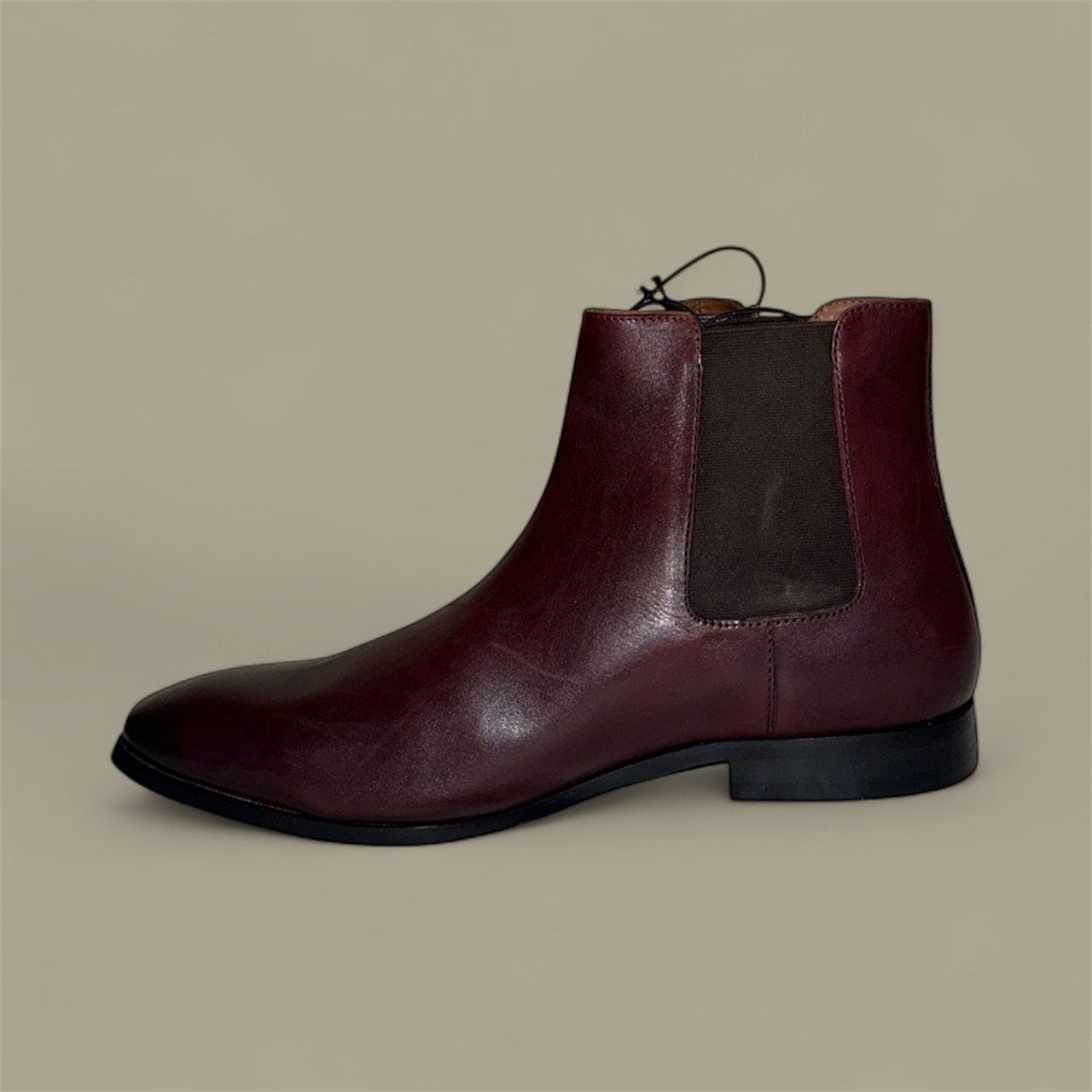 Burgundy Leather Chelsea
