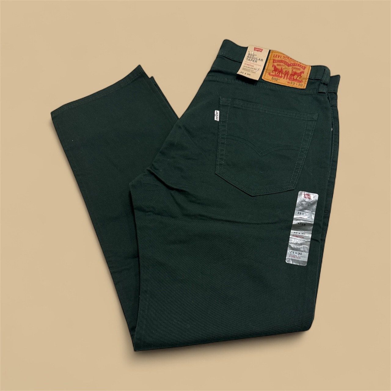 502 Levi&#39;s jeans, Colour: green, Size: 33/30