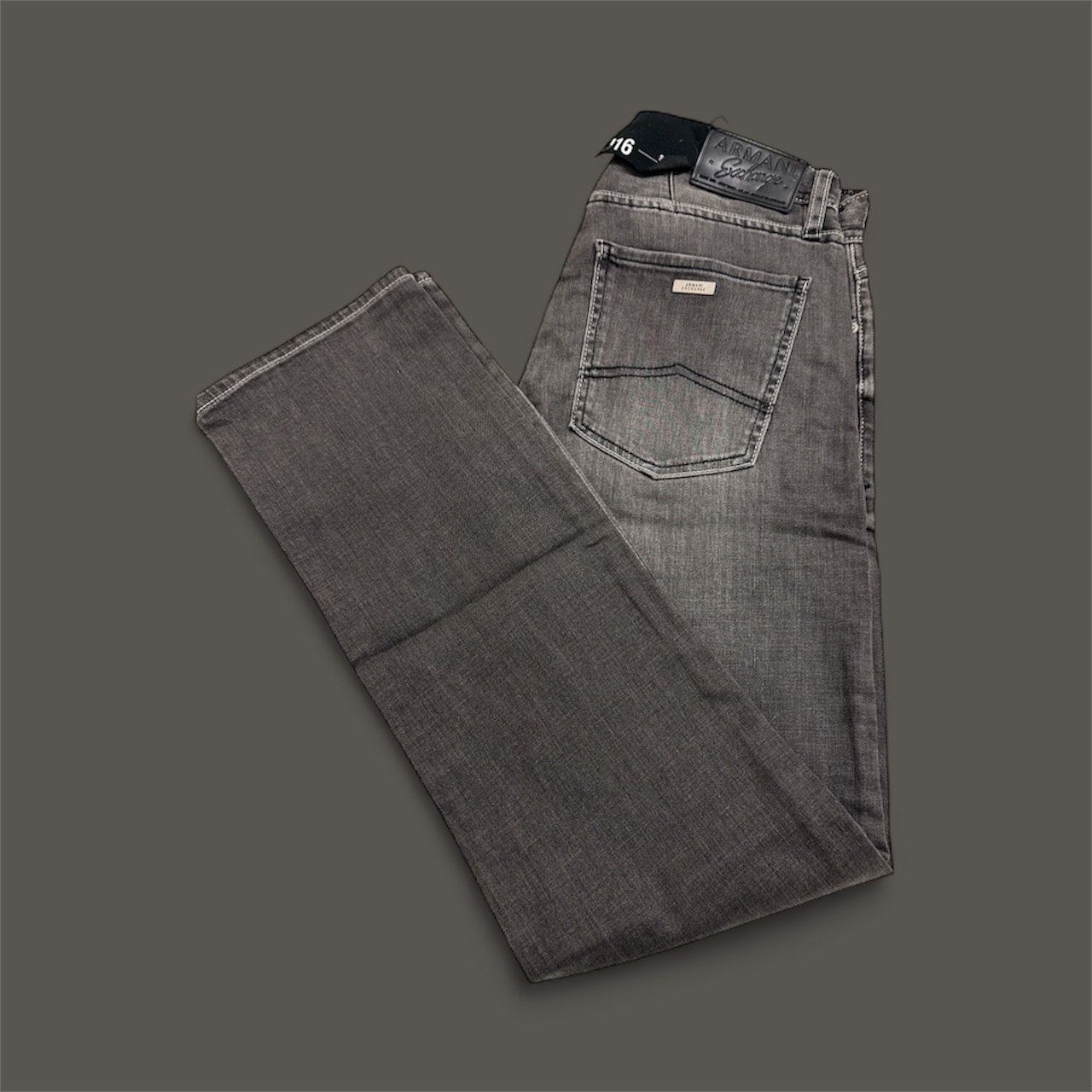 AX J16 STRAIGHT JEANS, Colour: DARK GRAY, Size: 28