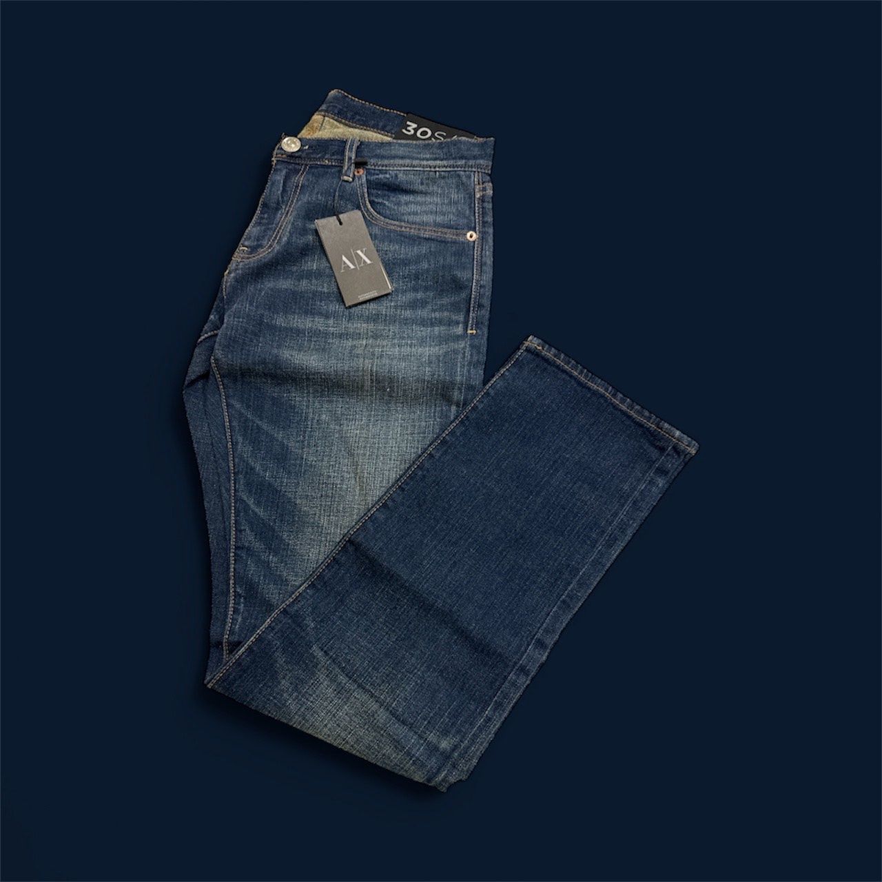 AX SKINNY JEANS, Colour: INDIGO, Size: 30 S