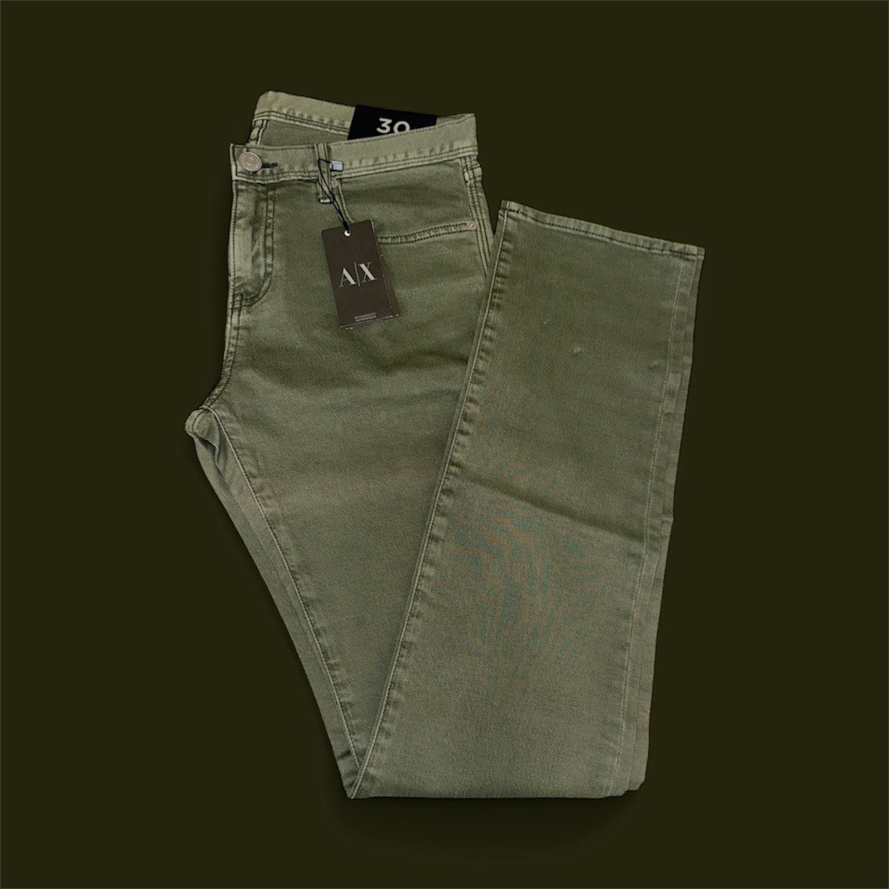ARMANI EXCHANGE SKINNY DENIN, Colour: ARTICHOKE, Size: 30