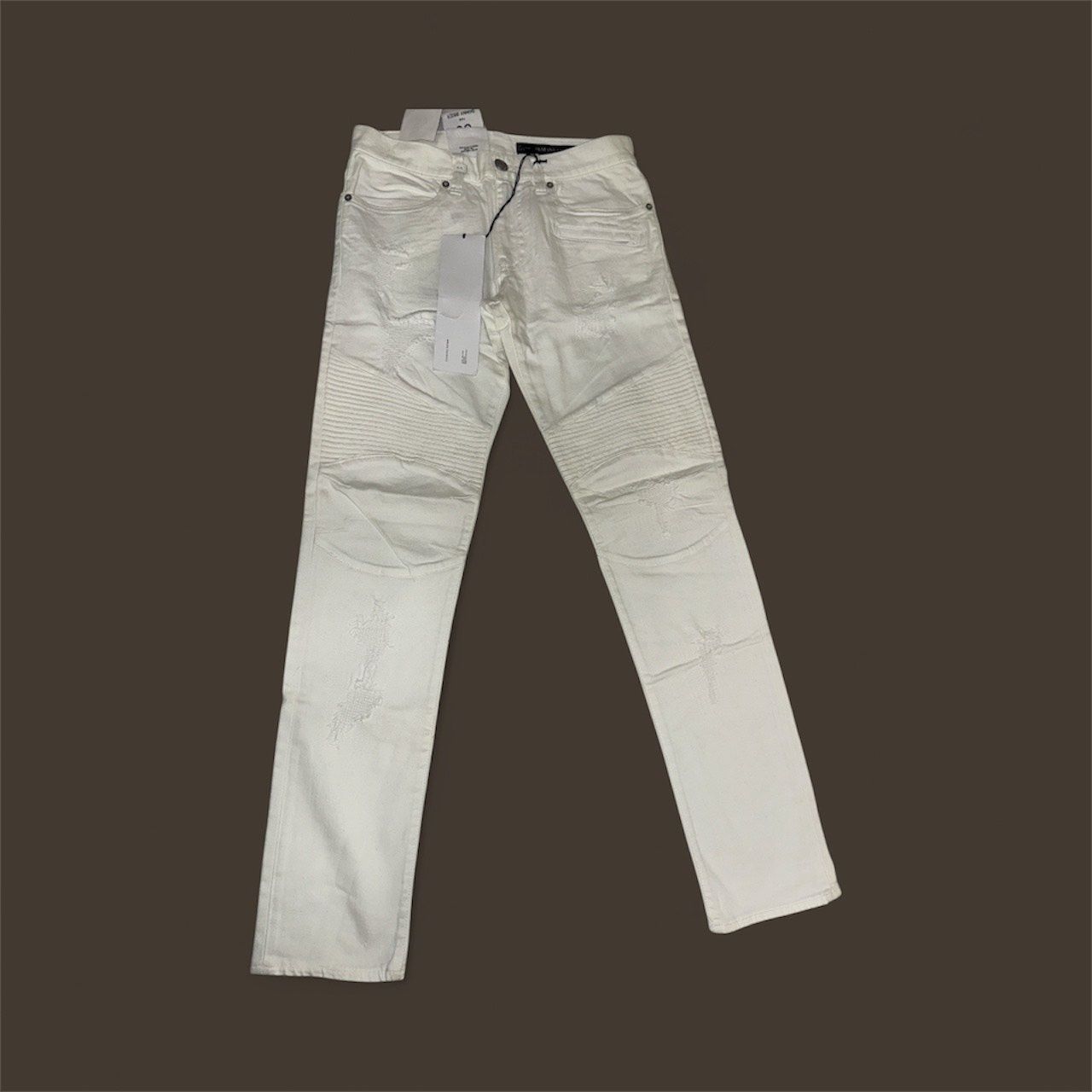 AX WHITE SKINNY JEANS