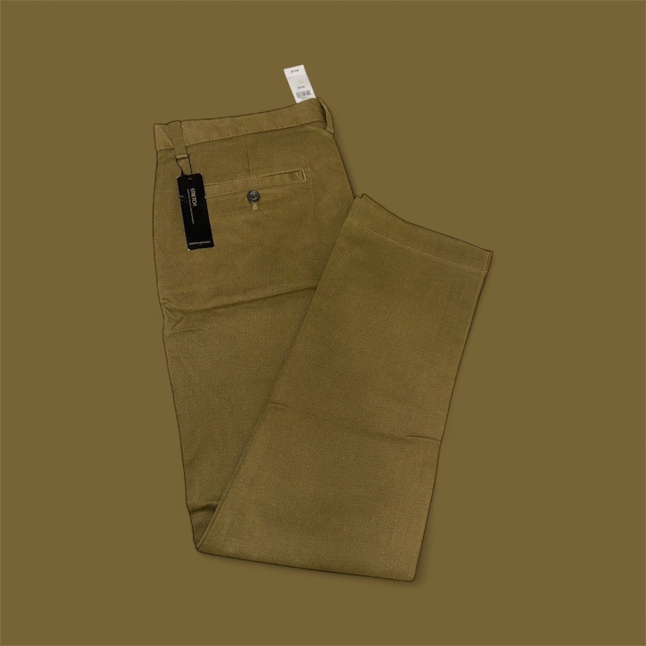 AIDEN CHINO, Colour: TAN, Material: 97% COTTON, Size: 33/30