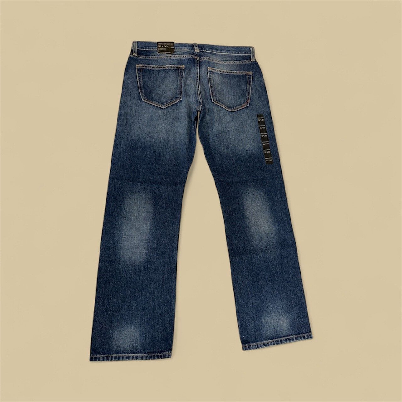 VINTAGE STRAIGHT LET BANANA, Colour: MEDIUM WASH, Size: 33/30