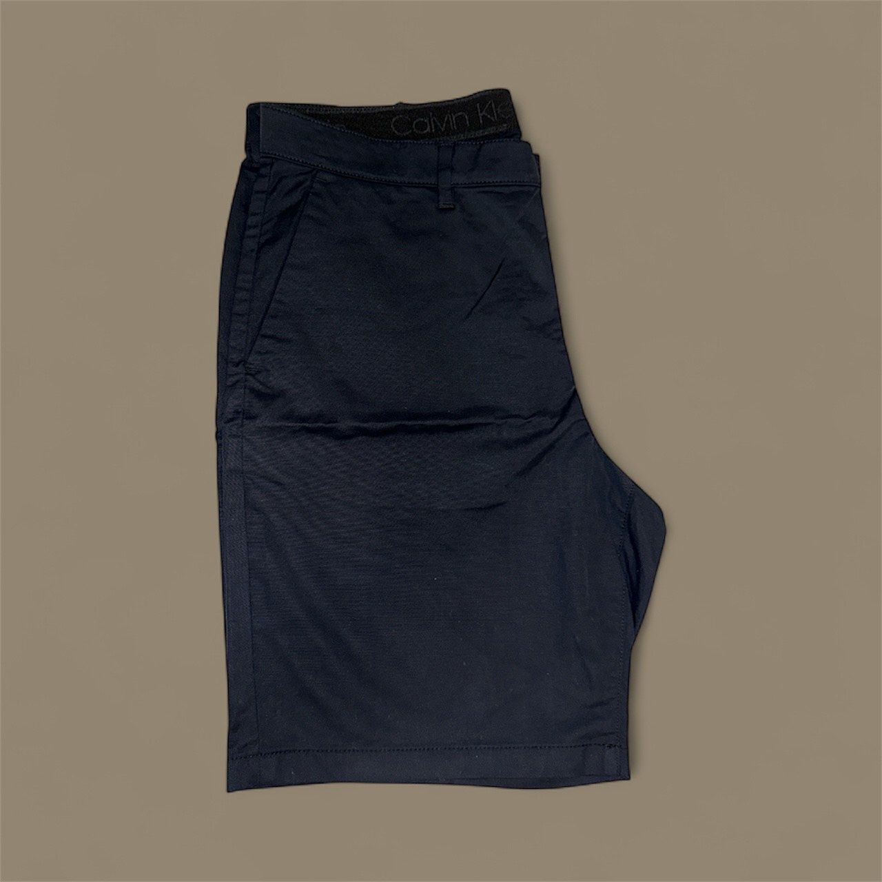 CALVIN KLEIN CHINO SHORT, Colour: BLACK, Size: 33