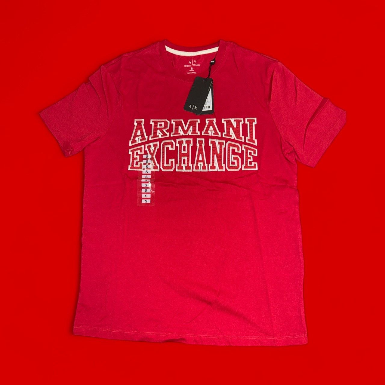 ARMANI RED T-SHIRT